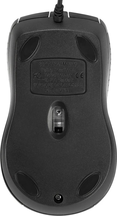 Targus Full-Size Optical Antimicrobial Wired Mouse schwarz, USB