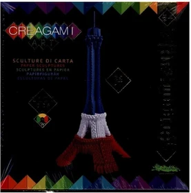 CreativaMente Creagami Art Eiffel Tower tricolor