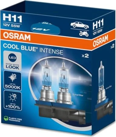 Osram Cool Blue Intense (Next Gen) H11 55W, 2er-Pack Box