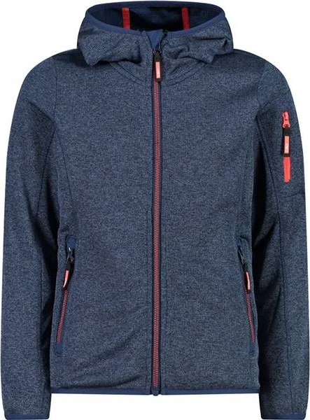 CMP Knit-Tech Fleece Jacke light blue (Junior)