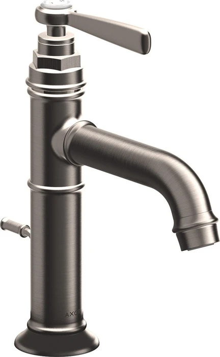 Hansgrohe Axor Montreux Einhebel-Waschbeckenarmatur 100 mit Hebelgriff und Ablauffernbedienung edelstahloptik