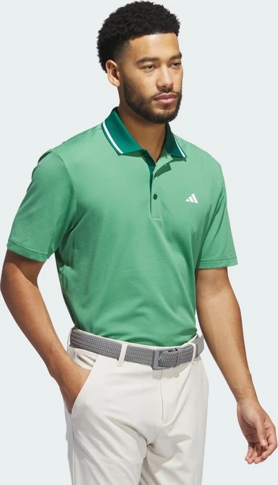 adidas Ultimate365 Tour Twistknit Poloshirt kurzarm preloved green (Herren)