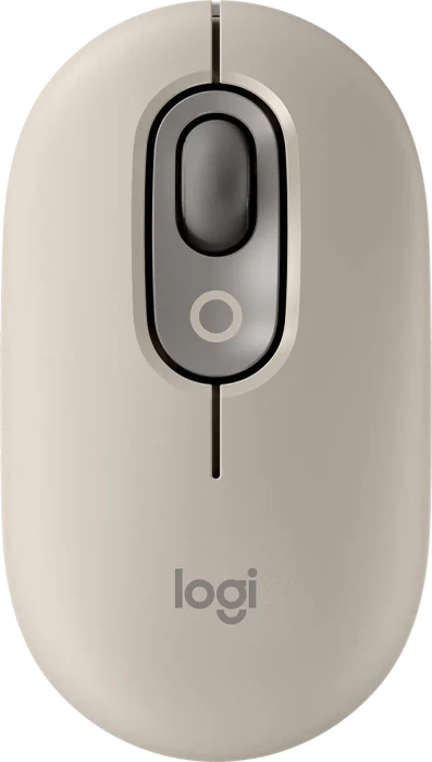 Logitech POP Wireless Mouse, Mist, Logi Bolt, USB/Bluetooth