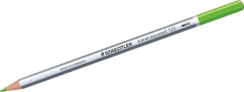 Staedtler Karat Aquarell 125 Aquarellstift grün, 6er-Pack