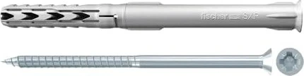 fischer SXR 10x120 T Schrauben/Dübel-Sortiment, 50 Stück
