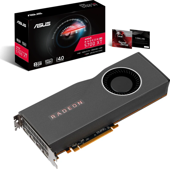 ASUS Radeon RX 5700 XT, RX5700XT-8G, 8GB GDDR6, HDMI, 3x DP