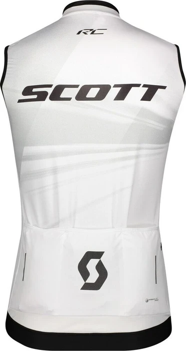 Scott RC Pro Trikot ärmellos weiß/schwarz (Herren)