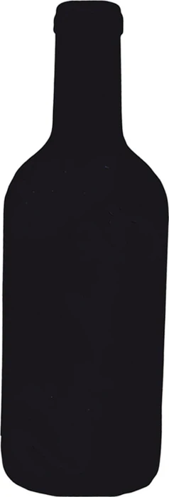 Securit Silhouette Board Flasche, Kreidetafel, schwarz, 19.5x49.7cm