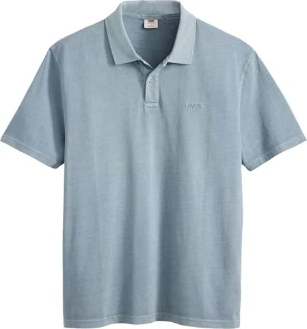 Levi's Authentic Poloshirt kurzarm garment dye/steam blue (Herren)