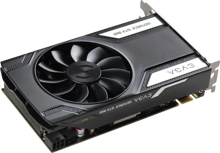 EVGA GeForce GTX 960 Superclocked, 2GB GDDR5, 2x DVI, HDMI, DP