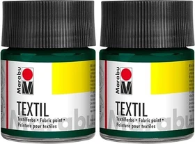 Marabu Textilfarbe, dunkelgrün, 50ml