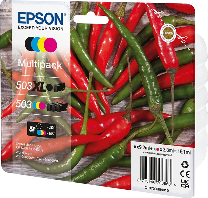 Epson Tinte 503XL schwarz/503 farbig
