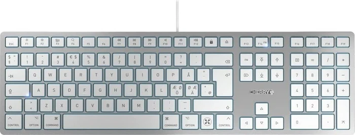 Cherry KC 6000 Slim for Mac-C, silber, USB, ND
