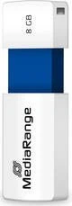 MediaRange USB Speicherstick Color Edition 8GB weiß/blau, USB-A, USB 2.0