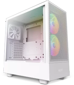 NZXT H5 Flow RGB, weiß, Glasfenster