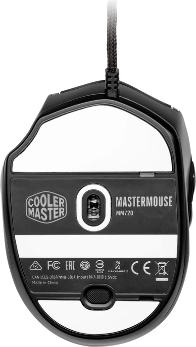 Cooler Master MasterMouse MM720 RGB Gaming Maus schwarz matt, USB