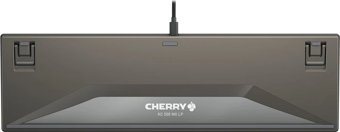 Cherry KC 500 MX LP, warm grey, MX LOW PROFILE 2.0 IVORY, USB, DE