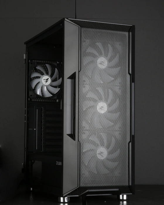 Zalman i3 Neo, schwarz, Glasfenster