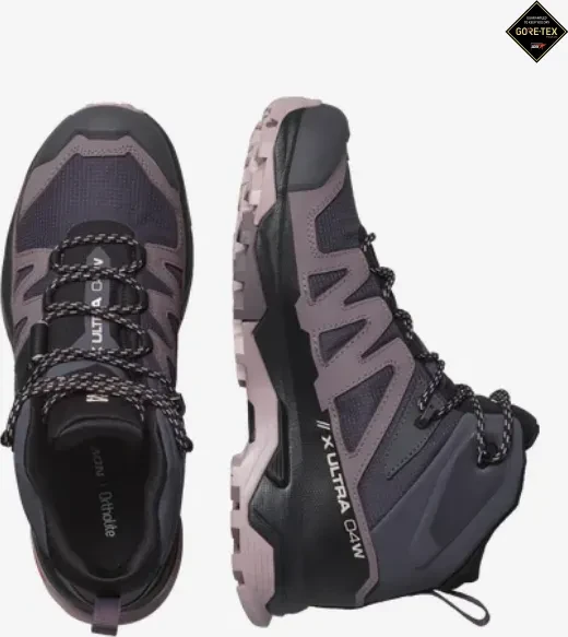 Salomon X Ultra 4 Mid GTX nine iron/shark/cloud gray (Damen)