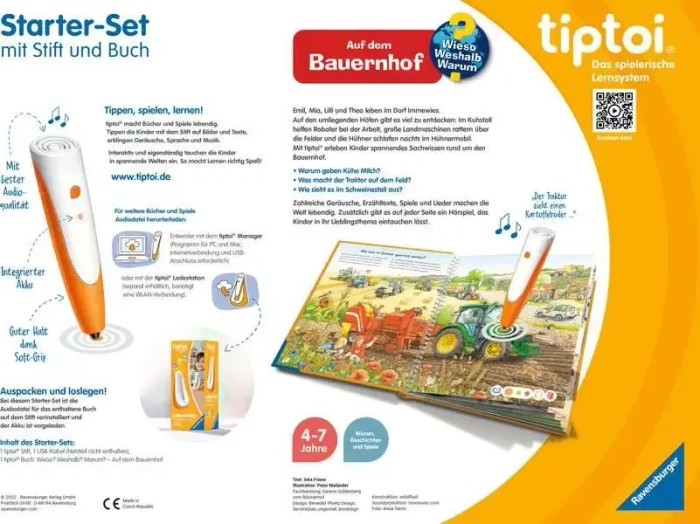 Ravensburger tiptoi Starter-Set: Wieso? Weshalb? Warum? Auf dem Bauernhof