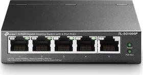 TP-Link TL-SG1005P Desktop Gigabit Switch, 5x RJ-45, 56W PoE (TL-SG1005P)
