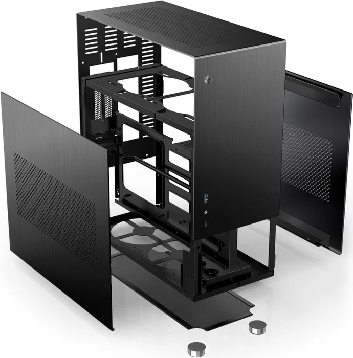 Jonsbo V10, schwarz, Mini-ITX