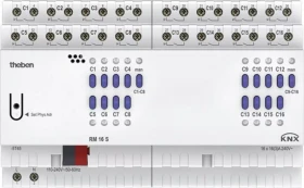 Theben RM 16 S KNX 16-fach, 16A, 8TE REG, Schaltaktor (4940225)