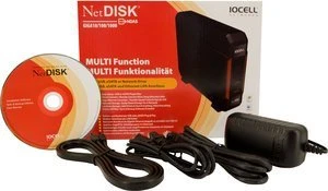 IOCell Netdisk 351UNE, 1x RJ-45 1000Base-T, 1x USB-A 2.0
