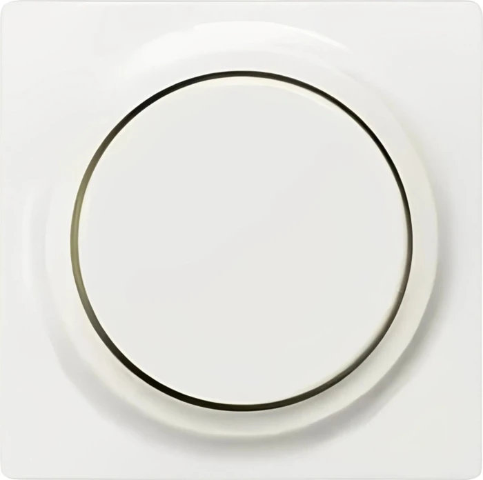 Siemens DELTA style Abdeckungsplatte für Dimmer mit Drehknopf, titanweiß