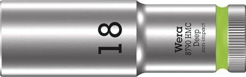Wera 8790 HMC Deep Außensechskant Steckschlüssel 1/2", 18x83mm