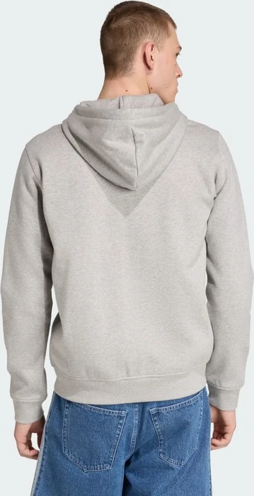adidas Trefoil Essentials Hoodie medium grey heather/white (Herren)