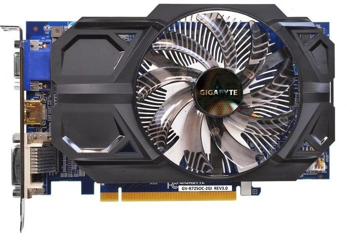 GIGABYTE Radeon R7 250 OC (Rev. 3.0), 2GB DDR3, VGA, 2x DVI, HDMI