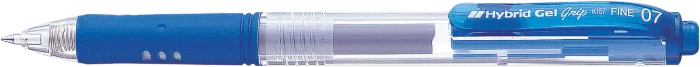 Pentel Hybrid Gel Grip K157 0.7mm/0.35mm Gelroller blau/transparent
