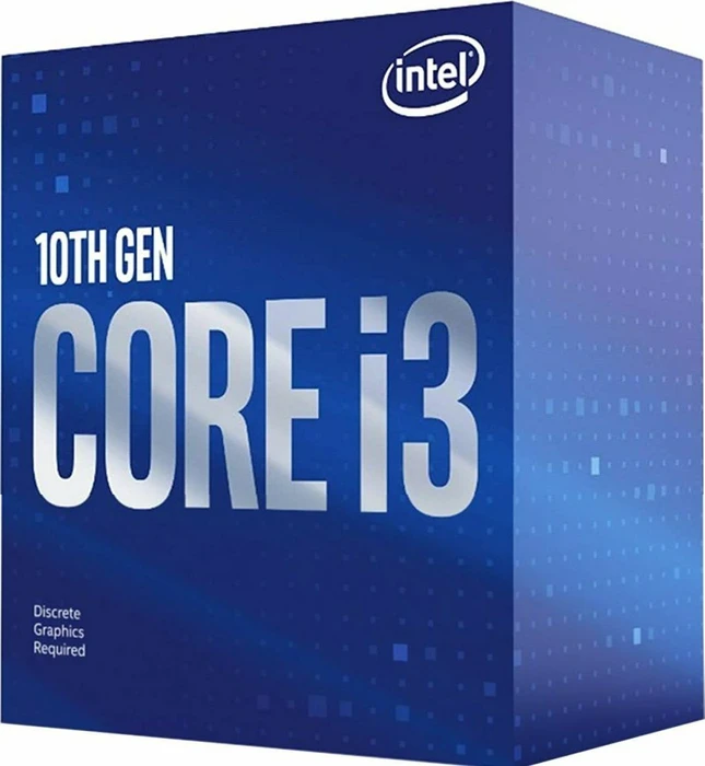 Intel Core i3-10100F, 4C/8T, 3.60-4.30GHz, boxed