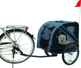 Karlie Doggy Liner Economy Fahrradanhänger grau/schwarz