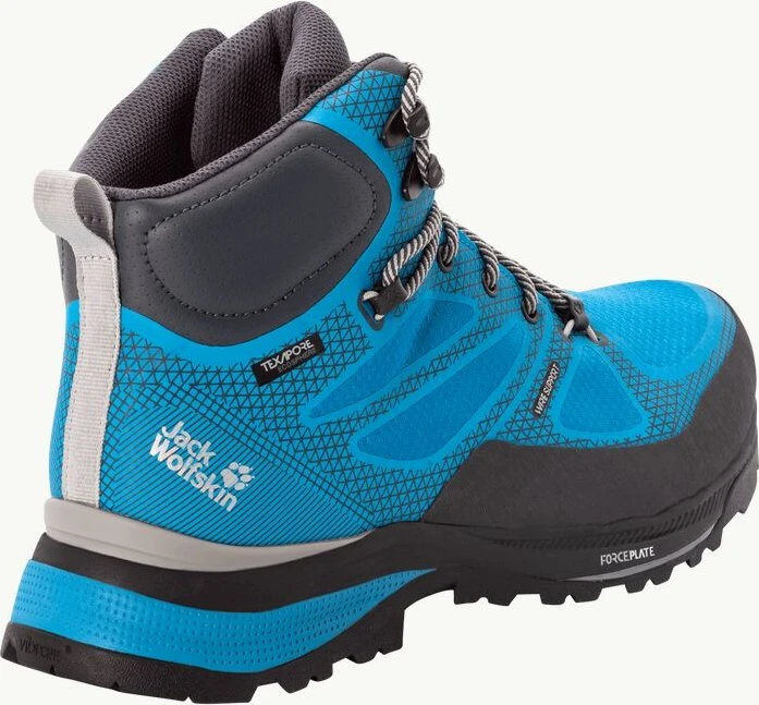 Jack Wolfskin Force Striker Texapore Mid blue/lime (Herren)