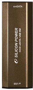 Silicon Power eSATA/USB SSD II 16GB, USB-A + eSATA, USB 2.0, SATA