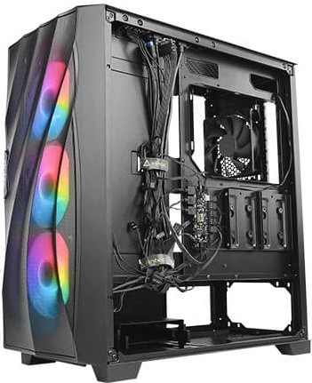 Antec Dark League Dark Fleet DF700 Flux, Glasfenster