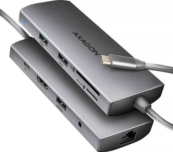 Axagon 9in1 Hub, USB-C 3.0 [Stecker]