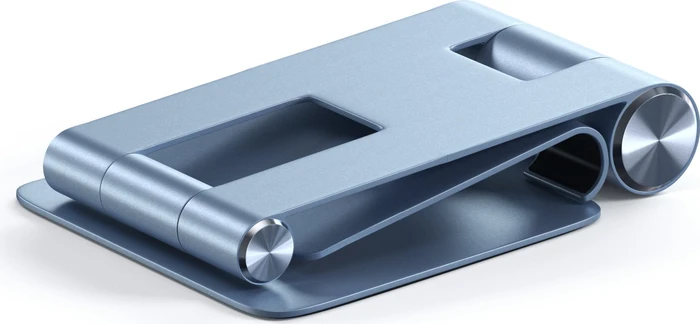 Satechi R1 Aluminum Hinge Holder, Tablet-Stand 4-13", Blue, faltbar