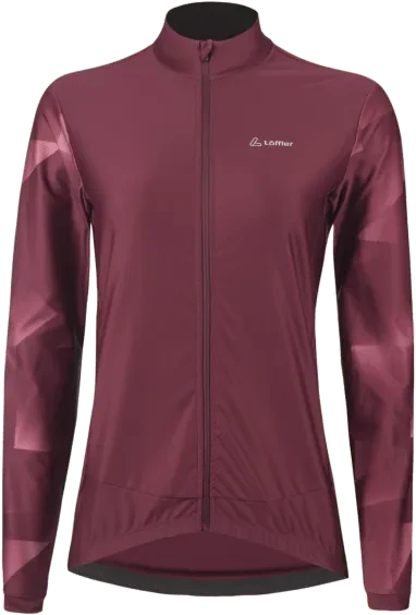 Löffler Tori Mid Trikot langarm aubergine (Damen)