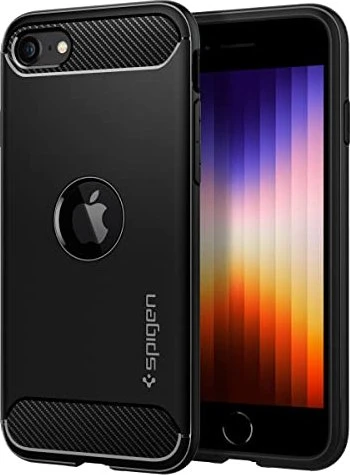 Spigen Rugged Armor für Apple iPhone SE (2020) schwarz