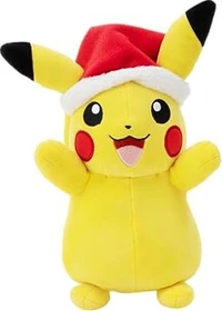 Jazwares Pokémon Pikachu mit Weihnachtsmütze 20cm