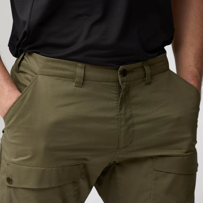 Fjällräven Abisko Hybrid Trail Hose lang laurel green (Herren)