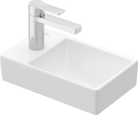 Villeroy & Boch Avento Handwaschbecken 36x22x11cm, ohne Überlauf, weiß alpin ceramicplus