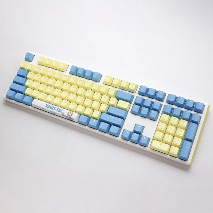 Ducky x Fallout Vault-Tec Limited Edition One 3 + Mauspad, PBT, MX SILENT RGB RED, USB, DE