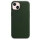 Apple Leder Case mit MagSafe für iPhone 13 schwarzgrün Vorschaubild