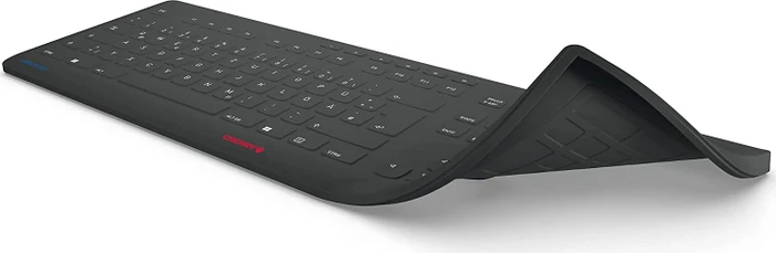 Cherry Stream Protect Membrane für Cherry Stream, Layouts: ISO-DE, Tastatur-Schutzhülle, schwarz