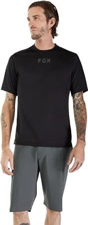 Fox Racing Ranger Wordmark Trikot kurzarm schwarz (Herren)