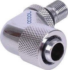 Alphacool 90° Auslass-Adapter auf 13/10 für Eheim 1046 verchromt